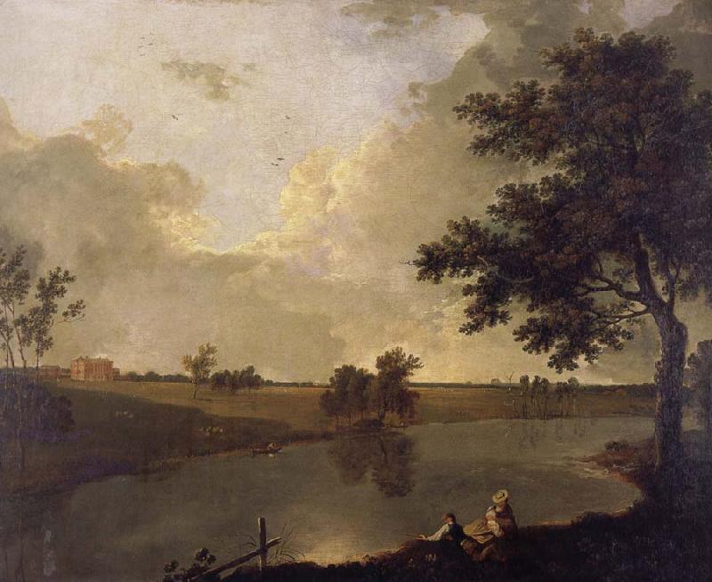 Richard  Wilson View of Tabley House,Cheshire Germany oil painting art